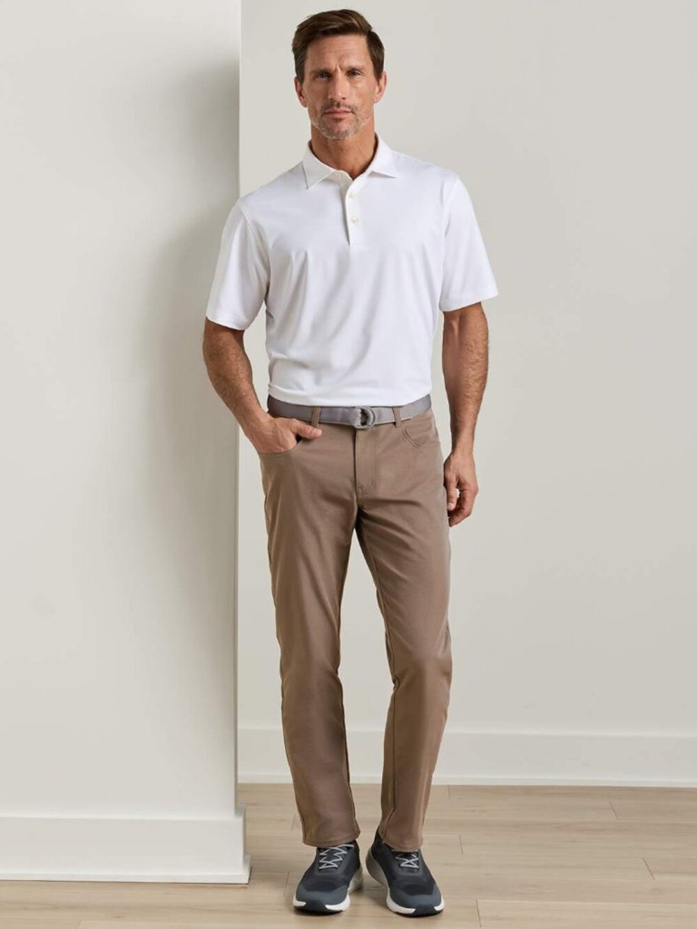 Peter Millar EB66 Performance Pants Men's 34W Hemmed to 28L Chino Golf Stretch
